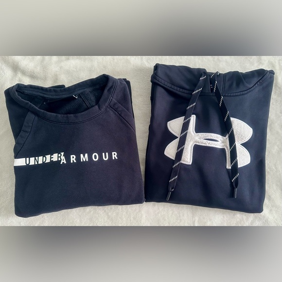Under Armour Black Sweatshirt and Hoodie Set - Picture 1 of 8